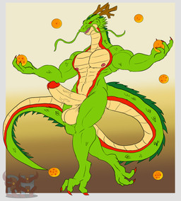 3_toes 4_fingers abs anthro anthrofied artist_initials balls barazoku barbel_(anatomy) biceps big_balls big_penis claws dragon_ball_(object) dragon_tail empty_eyes erection fangs feet finger_claws fingers flesh_whiskers flying foreskin genitals glans gradient gradient_background green_body green_scales hair horn humanoid_genitalia humanoid_hands humanoid_penis logo long_tail male manly multicolored_body multicolored_scales muscular muscular_anthro muscular_male navel nipples non-mammal_balls non-mammal_navel non-mammal_nipples nude nude_anthro nude_male pecs penis pink_nipples pink_tongue red_body red_claws red_eyes red_glans retracted_foreskin scales sharp_teeth simple_background solo tail tan_body tan_scales teeth toe_claws toes tongue translucent translucent_logo vein veiny_penis daikuhiroshiama asian_mythology dragon_ball dragon_ball_z east_asian_mythology mythology shenron dragon eastern_dragon mythological_creature mythological_scalie scalie wingless_dragon 2024 artist_logo colored colored_line_art digital_drawing_(artwork) digital_media_(artwork) flat_colors hi_res portrait shaded source_request three-quarter_portrait