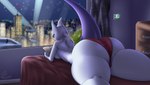 2019 absurd_res big_butt breasts butt camel_toe clothing cosmic_being female generation_1_pokemon hi_res huge_butt katie_(starstrikex) legendary_pokemon mewtwo nintendo panties pokemon pokemon_(species) purple_eyes small_waist solo starstrikex thick_thighs underwear wide_hips xein_(starstrikex)