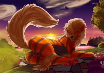 animal_genitalia animal_vulva anus blonde_hair bodily_fluids butt canine_genitalia canine_vulva detailed_background eyes_closed fart fart_cloud fart_fetish female feral gas gassy genitals green_fart_cloud hair interspecies lying on_side painting_(object) paws pokephilia raised_tail scenery simple_background solo sticky sunset sweat tail vulva artca9 nintendo pokemon arcanine canid canine canis domestic_dog generation_1_pokemon mammal pokemon_(species) absurd_res hi_res story story_in_description