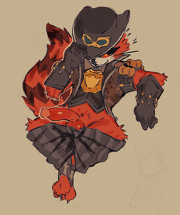 anthro balls bottomwear bottomwear_down brown_background clothed clothing fur genitals gloves handwear hat headgear headwear humanoid_genitalia humanoid_penis jacket male mismatched_genitalia mismatched_humanoid_penis mismatched_penis pants pants_down partially_clothed paws penis red_body red_fur relaxing simple_background sitting solo topwear vest mmaj7 guardians_of_the_galaxy marvel marvel_rivals rocket_raccoon mammal procyonid raccoon hi_res