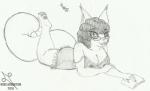 anthro clothing curvy_figure eyewear female freckles glasses nightgown short solo voluptuous mike_argentum_(artist) amber_kingsley eurasian_red_squirrel mammal rodent sciurid tree_squirrel hi_res sketch traditional_media_(artwork)