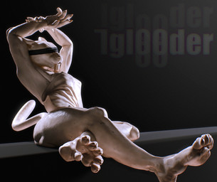 5_toes anthro blindfold claws feet female gold_(metal) gold_tooth marble_statue sitting soles solo stretching thick_thighs toes iglooder unity_(iglooder) felid mammal absurd_res blender_(artwork) blender_cycles_(artwork) digital_media_(artwork) hi_res