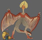 anthro armor beak duo female genitals hammer long_tail male melee_weapon pussy sword tail thick_thighs tools weapon wings medicinal_succ capcom monster_hunter scale_knight_(medicinalsucc) bird_wyvern reptile scalie yian_kut-ku absurd_res hi_res