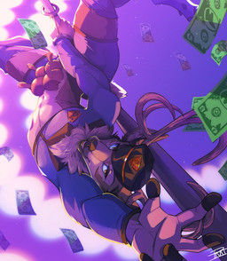 5_fingers andromorph animal_genitalia anthro antlers black_nose clothed clothing cuff_(restraint) dancing fingers fur genitals hair handcuffs hooves horn intersex looking_at_viewer metal_cuffs money nipples pole pole_dancing police police_uniform restraints smile solo stripper stripper_pole tail teats udders uniform vulva punkcroc jayne_doe cervine deer mammal digital_media_(artwork) hi_res