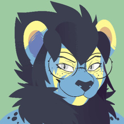anthro eyewear female freckled_face freckles glasses hair looking_at_viewer simple_background solo wearing_glasses krapette knockout_(krapette) felid hybrid lion mammal pantherine 1:1 animated animated_gif bust_portrait icon low_res portrait short_playtime
