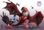 ambiguous_gender blue_body blue_feathers claws feathered_wings feathers feral group membrane_(anatomy) membranous_wings red_body red_feathers simple_background size_difference text wings arvalis nintendo pokemon generation_3_pokemon generation_6_pokemon latias latios legendary_pokemon pokemon_(species) salamence swellow yveltal 2016 absurd_res digital_media_(artwork) english_text hi_res