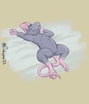 ambiguous_gender bed furniture lying nude nude_anthro null on_back on_bed rodent_tail solo fisk24 fisky_(fisk24) animal_humanoid humanoid mammal mammal_humanoid murid murine rat rodent rodent_humanoid hi_res