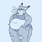 1:1 anthro belly belly_overhang big_belly big_breasts bottomwear bottomwear_pull breasts breath chubby_cheeks clothed clothing clothing_pull deep_navel double_chin exhausted fat_arms fatio_catio felid feline female fur fur_tuft hi_res huge_belly huge_breasts huge_thighs ill_fitting_clothing lynn_(fatio_catio) lynx mammal navel obese obese_female open_bottomwear open_clothing open_pants overweight overweight_female pants pants_pull thick_thighs torn_bottomwear torn_clothing torn_pants tuft weight_gain wide_hips