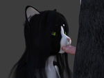 anthro anthro_on_anthro bodily_fluids cum cum_in_mouth cum_inside cum_on_face cumshot duo ejaculation erection fellatio female genital_fluids genitals hair humanoid_genitalia humanoid_penis infinite_cum infinite_genital_fluids long_hair looking_at_genitalia looking_at_penis male male/female oral oral_penetration penetration penile penis pupils sex sharp_teeth slit_pupils smile teeth tongue littlefisky domestic_cat felid feline felis mammal 2022 3d_(artwork) 3d_animation 4:3 animated digital_media_(artwork) no_sound short_playtime webm