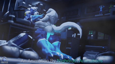 abs anal anal_penetration anthro audible_ejaculation balls biceps big_balls big_muscles big_penis blue_body blue_eyes bodily_fluids butt chair claws clenching clenching_balls condom cum cum_in_ass cum_inflation cum_inside curling_toes detailed_background distracted distracted_sex duo ejaculation erection expressive feet filled_condom fur furniture gaming gaming_while_penetrated gaming_while_penetrating genital_fluids genitals glowing glowing_eyes glowing_genitalia glowing_penis good_boy gurgling_balls hair heat_(temperature) humanoid_genitalia humanoid_penis inflation laboratory licking licking_lips looking_pleasured male male/male male_penetrating moan multiple_orgasms musclegut muscular muscular_anthro muscular_male musk nude office_chair on_chair on_lap open_mouth orgasm pecs penetration penis reward reward_sex rumbling_stomach sex sexual_barrier_device sitting sitting_on_another sitting_on_chair sitting_on_lap size_difference smile snout sound_effects steam tail teasing teeth throbbing throbbing_balls throbbing_penis tongue tongue_out vein veiny_penis vibrating visor warm white_body nighdruth sound_warning doom_(series) id_software microsoft mythology nighdruth_(character) prosynths_(nighdruth) dragon mythological_creature mythological_scalie scalie synth_(vader-san) 16:9 3d_(artwork) 3d_animation animated blender_(artwork) blender_eevee_(artwork) detailed digital_media_(artwork) hi_res huge_filesize long_playtime sound video voice_acted widescreen