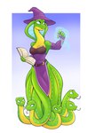 5_fingers ancillary_head anguiped anthro apode blue_eyes breasts clothed clothing female fingers legless non-mammal_breasts serpentine solo ambris sylene_(blissey1) draconcopode reptile scalie snake 2021 absurd_res digital_media_(artwork) hi_res