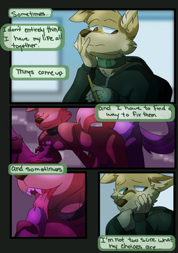 anal anthro college genitals humanoid_genitalia humanoid_penis male male/male oral penis school captaincronus canid canine canis domestic_dog mammal comic hi_res