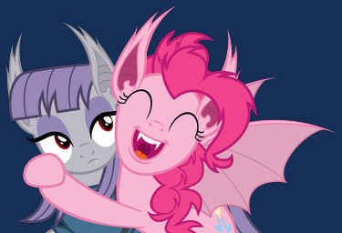alternate_species cutie_mark duo eyes_closed fangs female feral fur hair half-closed_eyes happy hug membrane_(anatomy) membranous_wings narrowed_eyes open_mouth pink_hair purple_hair red_eyes simple_background smile teeth tongue transparent_background wings magister39 friendship_is_magic hasbro my_little_pony drinkie_pie maud_pie_(mlp) pinkie_pie_(mlp) vampire_maud_pie bat_pony earth_pony equid equine horse hybrid mammal pony vampire 2014 absurd_res alpha_channel hi_res sibling_(lore) sister_(lore) sisters_(lore)