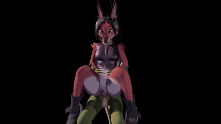 anthro anthro_on_anthro anthro_penetrated anthro_penetrating anthro_penetrating_anthro balls black_background boots bottomless bottomless_female breasts chair_position clothed clothed_sex clothing duo electronics female female_focus female_penetrated footwear from_behind_position fur genitals headphones interspecies looking_down male male/female male_penetrating male_penetrating_female navel penetration penile penile_penetration penis penis_in_vagina sex shoes simple_background solo_focus tail topwear vaginal vaginal_penetration vulva waist_grab discreet_user dina_(discreet_user) canid canine fox mammal reptile scalie 16:9 3d_(artwork) 3d_animation animated digital_media_(artwork) hi_res no_sound short_playtime video widescreen