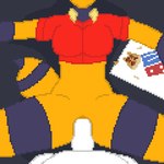 anthro breasts clothing container delivery_(commerce) delivery_employee duo female first_person_view food food_carrier food_delivery genitals knot knotted_penis male male/female penetration penis pizza pizza_box pizza_delivery pizza_delivery_carrier pizza_slice pussy shirt spread_legs spreading stinger stinger_tail tail topwear vaginal vaginal_penetration fenton-blitzgerald john-rook pizza_bee_(xexeezy) arthropod bee hymenopteran insect animated digital_media_(artwork) pixel_(artwork) pixel_animation