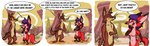 2_toes 4_fingers abstract_background anthro barefoot belly beneatha_the_vixen biped black_eyes black_nose blue_sclera breasts brown_body brown_fur canid canine canis cheek_tuft colored comic confusion countershade_torso countershading coyote coyoteville desert detailed dialogue digital_media_(artwork) dipstick_ears dipstick_tail duo ear_markings ears_back english_text facial_tuft feet female fennec_fox fingers fluffy fluffy_tail fox fur gloves_(marking) grin hair half-closed_eyes hand_on_belly hand_on_chin hands_together hi_res humor kitchen_utensils leg_markings long_hair male mammal markings multicolored_ears narrowed_eyes navel nude open_mouth outside paws pecs pink_belly pink_body pink_fur pivoted_ears plantigrade purple_hair red_body red_fox red_fur sean_o'desse shaded sky smile smirk smug smug_expression smug_face smug_grin socks_(marking) speech_bubble stevethedragon tail tail_markings tan_belly tan_body tan_fur teeth_showing text toes tools true_fox tuft tumbleweed whiskers yellow_sclera yellow_sky