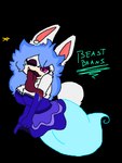 anthro big_breasts blue_hair breasts clothed clothing female fur hair open_mouth smile tail tongue sosu-the-blue-wolf mario_plus_rabbids_sparks_of_hope nintendo raving_rabbids rayman_(series) ubisoft midnite_(mario_plus_rabbids) ghost lagomorph leporid mammal rabbid rabbit spirit 2021 3:4 alpha_channel colored digital_drawing_(artwork) digital_media_(artwork) hi_res pixel_(artwork)