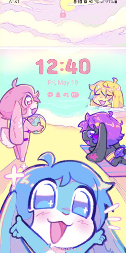 anthro antlers ball beach bikini black_body black_fur blonde_hair blue_body blue_fur blue_highlights blush blush_lines chibi clothing eyes_closed floppy_ears fur group hair highlights_(coloring) horn male open_mouth open_smile partially_submerged phone_screen pink_body pink_fur purple_hair purple_sclera smile swimwear text two-piece_swimsuit white_body white_fur wide_eyed yellow_body yellow_fur pawberry jackel_(jackel_usami) jolt_(jackel_usami) star_(jackel_usami) jackalope lagomorph leporid mammal rabbit absurd_res english_text hi_res