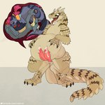 2_penises 69_position anthro biped bodily_fluids cum diphallism eyes_closed fellatio female genital_fluids genitals group leaking_cum male male/female multi_genitalia multi_penis open_mouth oral penile penis sex sex_inside_body sex_inside_stomach tail tongue tongue_in_pussy trio vore foulfur mammal reptile scalie 1:1 2021 colored hi_res watermark