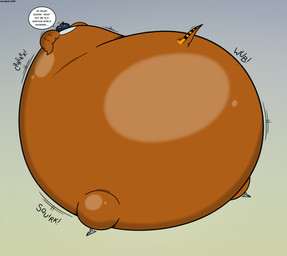 beak belly belly_inflation blush body_inflation butt butt_expansion embarrassed embarrassed_expression embarrassed_male expansion expansion_sound_effect feral floating floating_in_air inflation male monobutt monobutt_expansion open_beak open_mouth sky_background solo speech_bubble text toony thatdragonkyle animals_of_farthing_wood mr._pheasant_(animals_of_farthing_wood) avian bird common_pheasant galliform phasianid pheasant 2026 english_text hi_res