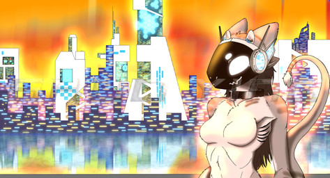 anthro breasts female machine small_breasts solo shuoying mammal hi_res tagme