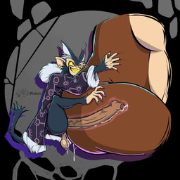anal anal_penetration anthro anthro_on_anthro anthro_penetrated anthro_penetrating anthro_penetrating_anthro balls big_penis bodily_fluids clothing cum cum_in_ass cum_inside duo ear_piercing ejaculation erection foreskin fur_clothing genital_fluids genitals internal internal_anal larger_male larger_penetrated male male/male male_penetrated male_penetrating male_penetrating_male penetration penile penile_penetration penis penis_in_ass piercing saggy_balls sex simple_background size_difference small_top_big_bottom smaller_male vein veiny_penis refractionxiii donkey_kong_(series) donkey_kong_bananza nintendo donkey_kong_(character) void_kong ape gorilla haplorhine mammal monkey primate 1:1 hi_res