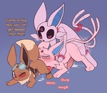 2_tails 3_eyes absurd_res accessory anal ankle_ring anklet aska_(paradox_espeon) bisexual blush bodily_fluids cheek_tuft cum cum_in_ass cum_in_pussy cum_inside cunnilingus darkie_(espeon) eevee eeveelution espeon eva_the_eevee eyes_closed eyewear eyewear_on_head facial_tuft felching female female_feral female_supporting_yaoi feral feral_on_feral feral_penetrated feral_penetrating forehead_gem furgonomics gem generation_1_pokemon generation_2_pokemon genital_fluids genitals glasses glowing_ring goggles goggles_on_head group group_sex hi_res humping jewelry knotting licking_cum_from_pussy machine male male/female male/male male_feral multi_eye multi_tail nintendo one_eye_closed oral paradox_pokemon penetration penis pokemon pokemon_(species) porldraws raised_tail ring robot robot_dog sex tail tail_accessory tail_jewelry tail_ring threesome tool_belt trio tuft vaginal