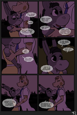 4_fingers adolescent adolescent_anthro adolescent_on_adolescent anthro base_three_layout buckteeth bulge clothed clothing detailed_bulge dialogue dotted_line dotted_line_speech_bubble dress duo erection eyelashes female female_adolescent fingers fur genital_outline genitals grey_body grey_fur grey_hair grid_layout hair hand_under_shirt long_ears male male/female male_adolescent necktie number page_number penis_outline public regular_grid_layout school short_hair side_view six_frame_grid six_frame_image species_in_dialogue speech_bubble teeth text three_row_layout young young_anthro young_female thunderouserections study_partners jennifer_(study_partners) woody_(study_partners) asinus donkey equid equine horse mammal 2:3 comic english_text hi_res