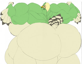 beak big_butt big_muscles blonde_hair butt female flexing green_body hair huge_butt huge_muscles hyper hyper_muscles jewelry looking_at_viewer looking_back looking_back_at_viewer multicolored_body muscular muscular_female smile solo tail tan_body two_tone_body yellow_beak yellow_eyes eos9 breath_of_the_wild nintendo the_legend_of_zelda amali_(tloz) avian bird rito hi_res