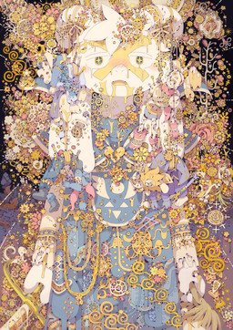 amazing_background blush bodypaint bone detailed_background face_paint flower long_ears looking_at_viewer melee_weapon plant polearm puppet skeleton solo star string sword trident weapon rokuyon undertale undertale_(series) alphys asgore_dreemurr asriel_dreemurr frisk_(undertale) papyrus_(undertale) sans_(undertale) toriel undyne animated_skeleton aquatic boss_monster_(undertale) bovid caprine fish human lizard mammal reptile scalie undead detailed hi_res