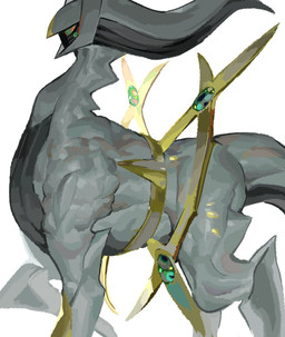 ambiguous_gender earless feral gem horn looking_at_viewer mouthless multicolored_body muscular muscular_feral quadruped red_eyes side_view simple_background solo standing tail white_background white_body white_skin white_tail rkrekrnl1 game_freak nintendo pokemon arceus generation_4_pokemon legendary_pokemon pokemon_(species) digital_drawing_(artwork) digital_media_(artwork) hi_res