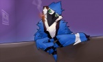 anthro beak biped black_beak black_body black_feathers blue_body blue_feathers cigarette detailed_background feathers furniture green_eyes inside looking_away male multicolored_body multicolored_feathers no_smoking sign sitting smoke smoking solo table white_body white_feathers syynx zak_(jaydom) avian bird blue_jay corvid jay_(bird) new_world_jay oscine passerine 2012