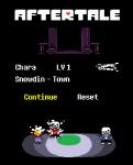 aftertale animated_skeleton bone chara_(undertale) clothed clothing comic dialogue english_text frisk_(undertale) glitch group human looking_at_viewer loverofpiggies mammal not_furry one_eye_closed sans_(undertale) skeleton smile teeth text undead undertale undertale_(series) wink wounded