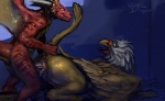 all_fours anthro anthro_on_feral anthro_penetrating anthro_penetrating_feral anus beak bestiality bodily_fluids brown_body brown_feathers brown_fur cum cum_in_pussy cum_inside duo erection feathered_wings feathers female female_penetrated feral feral_penetrated forced from_behind_position fur genital_fluids genitals horn interspecies looking_back male male/female male_penetrating male_penetrating_female membrane_(anatomy) membranous_wings nude penetration penile penile_penetration penis penis_in_pussy pussy raised_tail rape red_body red_scales scales sex standing tail tail_grab vaginal vaginal_penetration white_body white_feathers wings winddragon european_mythology mythology zala avian dragon gryphon mythological_avian mythological_creature mythological_scalie scalie western_dragon 2012