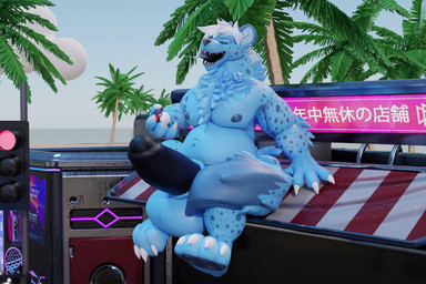 after_vore ambiguous_gender anthro anus auto_cum_inflation autofellatio balls balls_expansion beach becoming_erect big_balls big_penis black_anus black_penis blue_body blue_fur bodily_fluids burping cock_vore cum cum_in_mouth cum_inflation cum_inside cum_on_ground cum_on_self cum_vore digestion disposal excessive_cum excessive_genital_fluids expansion fatal_vore fur genital_expansion genital_fluids genitals green_eyes group huge_balls huge_penis hyper hyper_balls hyper_genitalia hyper_penis inflation male male_pred masturbation nipples onomatopoeia oral oral_masturbation penetration penile penile_masturbation penis pokeball pokeball_insertion puffy_anus raised_tail sound_effects spots tail text traffic_light vore dark-ratchet sound_warning nintendo pokemon kraven_lupei gnoll hyena mammal 3:2 animated hi_res huge_filesize long_playtime sound video
