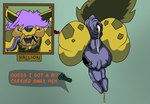 after_sex anal anal_prolapse anthro anus bdsm bodily_fluids casual_exposure colored_cum cum cum_drip cum_from_ass cum_in_ass cum_inside cum_while_penetrated dialogue dripping duo exhibitionism friends_with_benefits gaping gaping_anus genital_fluids gynomorph intersex intersex/male intersex_on_bottom intersex_penetrated male on_bottom overweight penetration prolapse public ruined_anus speech_bubble stuck through_wall unusual_bodily_fluids unusual_cum unusual_genital_fluids yellow_cum filthivore hallion_the_hyaenodon kieron_the_kaprosuchus crocodilian hyaenodon hyaenodontid kaprosuchus mammal prehistoric_species reptile scalie hi_res