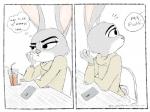 2017 4:3 anthro better_version_at_source clothed clothing comic disney english_text eyebrows eyelashes female fur judy_hopps lagomorph leporid long_ears mammal nick-and-judy-daily_(artist) rabbit solo text zootopia
