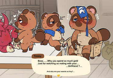 after_sex anus apron balls big_balls big_penis blush bodily_fluids butt chibi clothing cuck cuck_chair cuckold cum ejaculation female female_penetrated foreskin genital_fluids genitals group humanoid_genitalia humanoid_penis kemono male male/female male_penetrating male_penetrating_female masturbation micropenis money_bag penetration penile penile_masturbation penile_penetration penis penis_in_vagina sex sitting slightly_chubby small_penis towel vaginal vaginal_penetration voyeur vulva young young_but_hung 96panda animal_crossing nintendo timmy_nook tom_nook_(animal_crossing) tommy_nook canid canine mammal raccoon_dog tanuki 2024 absurd_res hi_res