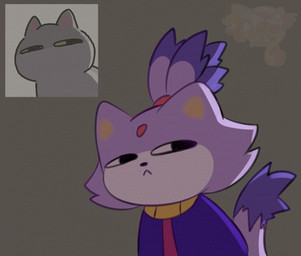 black_eyes clothed clothing dipstick_tail female fur fur_tuft looking_aside markings purple_body purple_ears purple_fur purple_tail simple_background solo tail tail_markings tuft cuteytcat sega sonic_the_hedgehog_(series) blaze_the_cat domestic_cat felid feline felis mammal colored colored_sketch digital_drawing_(artwork) digital_media_(artwork) hi_res sketch