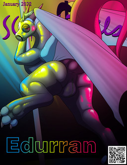 bulge dancing feet feral gas_mask latex looking_at_viewer male mask pole pole_dancing pose presenting solo fr0stbit3 mythology edurran dragon mythological_creature mythological_scalie scalie absurd_res hi_res