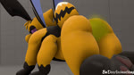 4_arms all_fours antennae_(anatomy) anthro anus black_body black_fur butt butt_grab butt_shot close-up eyes_closed fart fart_cloud fart_fetish first_person_view from_behind_position fur hand_on_butt looking_at_viewer male multi_arm multi_limb multiple_angles nude sex simple_background solo sound_effects tail wings yellow_body yellow_fur badooanimations sound_warning hectar_(soomir) arthropod bee hymenopteran insect 16:9 3d_(artwork) 3d_animation animated digital_media_(artwork) hi_res high_framerate short_playtime sound webm widescreen