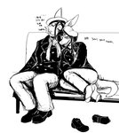 anthro clothing drunk duo eyes_closed female footwear leaning_on_another naval_uniform sailor_hat sailor_uniform socks substance_intoxication uniform hladilnik janice_(hladilnik) marylin_(hladilnik) american_opossum lagomorph leporid mammal marsupial rabbit 2020 black_and_white hi_res monochrome