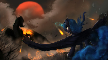 2018 absurd_res blackligerth blood_moon blue_feathers blue_hair cloud crown detailed_background dragon duo equine eyelashes feathered_wings feathers female feral fight fire fire_breathing friendship_is_magic glowing_horn grass hair hi_res hooves horn magic mammal moon my_little_pony night outside princess_luna_(mlp) silhouette solo_focus spread_wings standing teal_eyes tree winged_unicorn wings
Rating: Safe
Score: 6
User: GlimGlam
Date: August 16, 2018 2018 absurd_res blackligerth blood_moon blue_feathers blue_hair cloud crown detailed_background dragon duo equine eyelashes feathered_wings feathers female feral fight fire fire_breathing friendship_is_magic glowing_horn grass hair hi_res hooves horn magic mammal moon my_little_pony night outside princess_luna_(mlp) silhouette solo_focus spread_wings standing teal_eyes tree winged_unicorn wings
Rating: Safe
Score: 6
User: GlimGlam
Date: August 16, 2018
