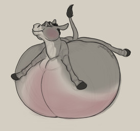 belly big_belly black_eyebrows black_hooves black_mane black_tail_tuft blush eyebrows eyes_closed feral fur grey_background grey_body grey_fur grey_tail hooves huge_belly hyper hyper_belly hyper_inflation hyper_pregnancy immobile inflation long_ears lying male male_feral mane mouth_closed multicolored_body multicolored_fur on_front pregnant pregnant_feral pregnant_male puffed_cheeks quadruped short_mane simple_background solo straining tail tail_tuft text tuft two_tone_body two_tone_fur unguligrade jackiethedoodler dreamworks shrek_(series) donkey_(shrek) asinus donkey equid equine mammal 2024 artist_name colored colored_sketch digital_drawing_(artwork) digital_media_(artwork) english_description hi_res shaded sketch