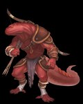 ambiguous_gender anthro arrow_(weapon) border bottomwear bow_(weapon) clothed clothing hunter loincloth muscular muscular_anthro partially_clothed ranged_weapon role-playing_game solo transparent_border weapon diego_machuca paizo pathfinder lizardman scalie 4:5 alpha_channel hi_res official_art