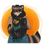 andromorph anthro bottomless clothed clothing duo groping_from_behind hand_in_pants hoodie intersex intersex/male male molestation short_stack size_difference topwear yamatopawa yamato_burr american_black_bear bear black_bear canid canine mammal raccoon_dog tanuki ursine 1:1 hi_res trans_(lore) trans_man_(lore)