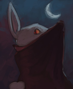 male solo marsminer dracula lagomorph leporid mammal rabbit vampire hi_res tagme