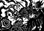 1_eye 2017 ambiguous_gender angel antlers back_wings big_eyes biped black_and_white deer deity digital_drawing_(artwork) digital_media_(artwork) eldritch_abomination elemental_creature elemental_humanoid empty_eyes entity-3421 feral fight fire fire_creature fire_humanoid flaming_sword flaming_wings group halo holding_melee_weapon holding_object holding_sword holding_weapon hooves horn humanoid humanoid_face mammal melee_weapon monochrome multi_eye pillar quadruped scp-001 scp-001_(the_gate_guardian) scp-1730 scp-2845 scp-2845-1 scp_foundation scut_tail short_tail silhouette simple_background spiked_halo sunnyclockwork sword tail tentacles trio unguligrade unusual_anatomy unusual_wings weapon white_background winged_humanoid wings