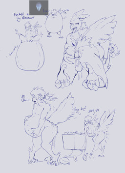 4_toes abdominal_bulge anal_oviposition angry anthro avian_feet balls belly_grab butt butt_grab desperation dialogue duo egg egg_in_ass eyewear facial_markings feathers feet flustered genitals glasses hair hand_on_butt head_markings improvised_weapon leaking_anus male male/male markings oviposition ponytail presenting presenting_hindquarters profanity public_oviposition round_glasses shocked shopping_cart speech_bubble tail tail_feathers text toes tongue tongue_out speccychicken mitchell_(meatyr) ara_(genus) avian bird blue-and-yellow_macaw chicken galliform macaw neotropical_parrot parrot phasianid true_parrot absurd_res english_text hi_res
