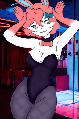 anthro bunny_costume clothing costume female solo nintendo pokemon humanoid hi_res